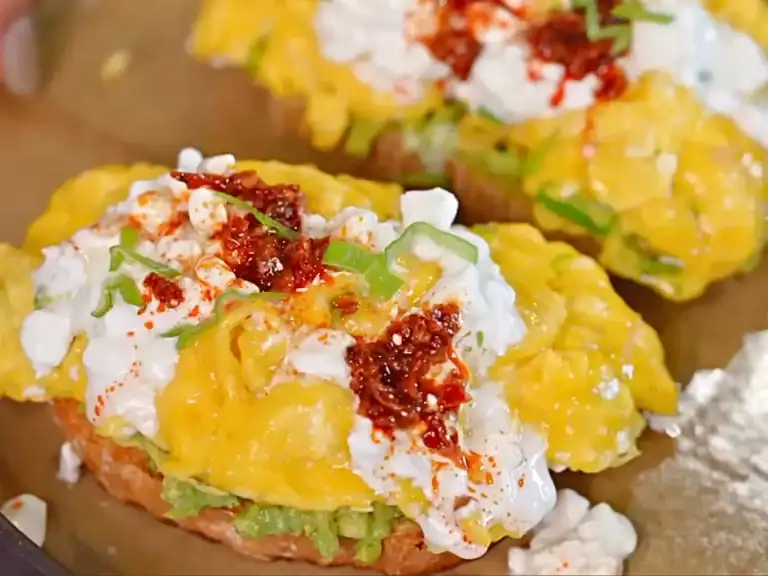 High Protein Spicy Cottage Cheese Avocado Toast