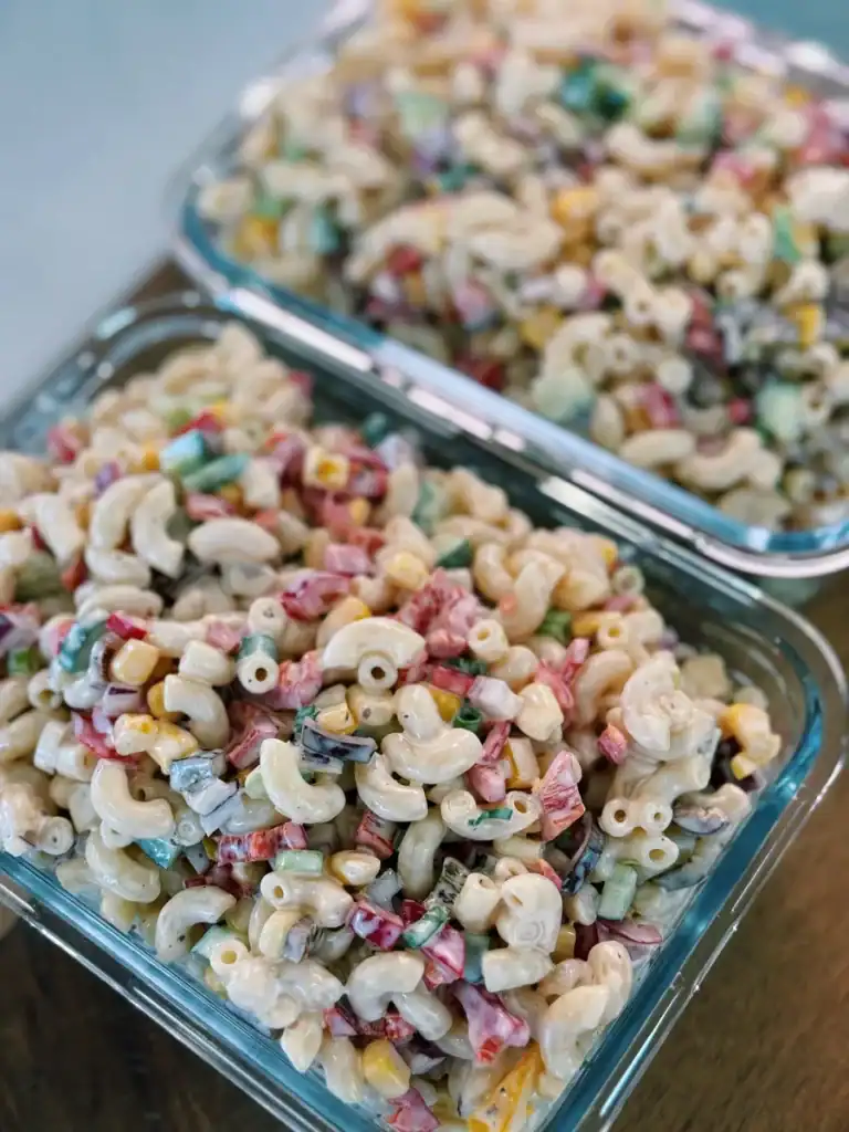 Meal Prepping Hawaiian Macaroni Salad