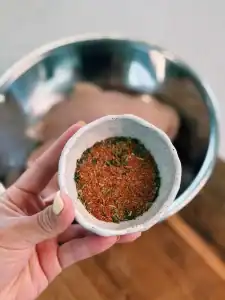 Seasoning Mix in Marinade for Chicken Breast for Creamy Corn Chicken Salad