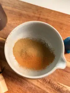 Hojicha Powder and Cinnamon for Brown Sugar Cinnamon Hojicha Latte