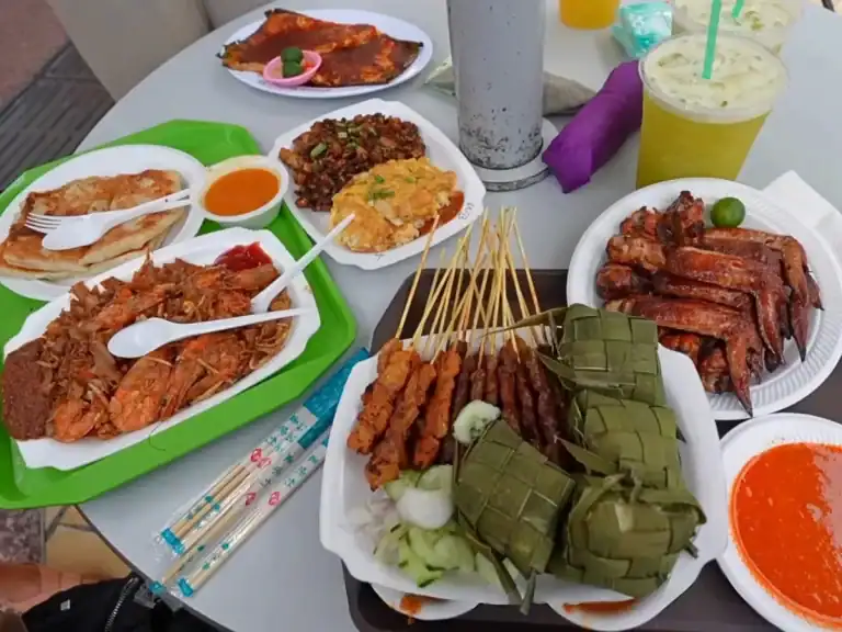 Newton Hawker Center Food Haul for 4 People