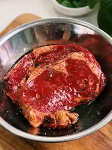 Marinating Steaks for Crying Tiger Steak
