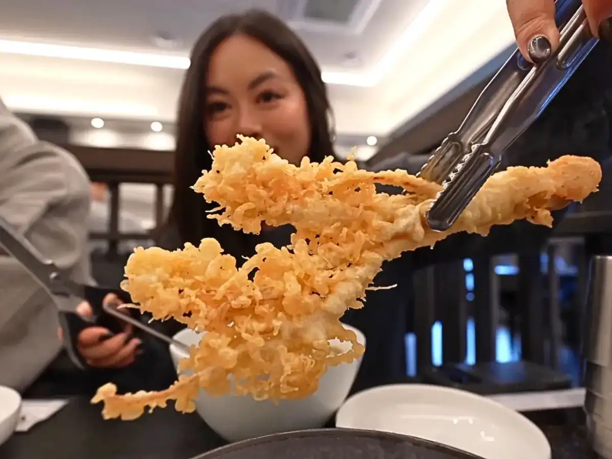 Crispy Fried Ginseng at Nonhyeong Samgyetang