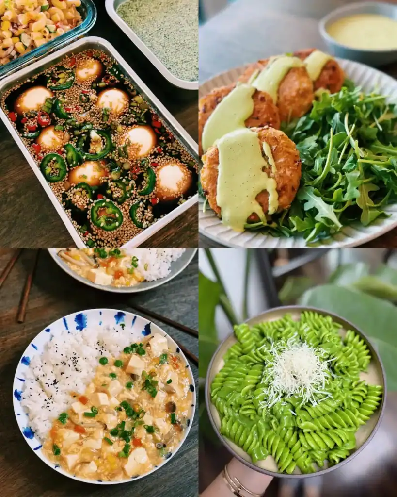 My favorite options for High Protein Vegetarian Meal Prep