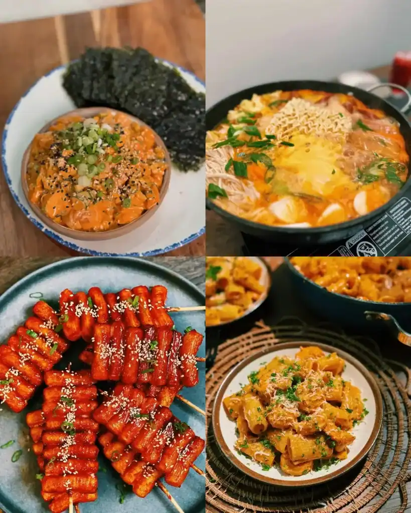 A collection of Spicy Dinner Recipes made with gochujang