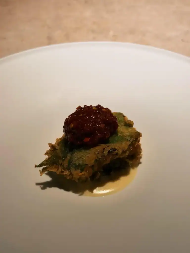 Chili Olive Flounder from Circum Spring 2026 Tasting Menu in Taipei