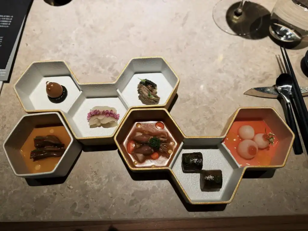 Tangram Appetizer Set from Circum Spring 2026 Tasting Menu in Taipei